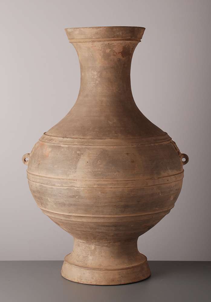 Large Pair Terracotta Vases